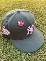 Hat Club Watermelon New York Yankees 1999 World Series Patch Red Brim