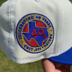 LIDS HD 59FIFTY Houston Astros 40th Colt 45s Beer Pack 45 Gold Blue Red UV  7 1/4