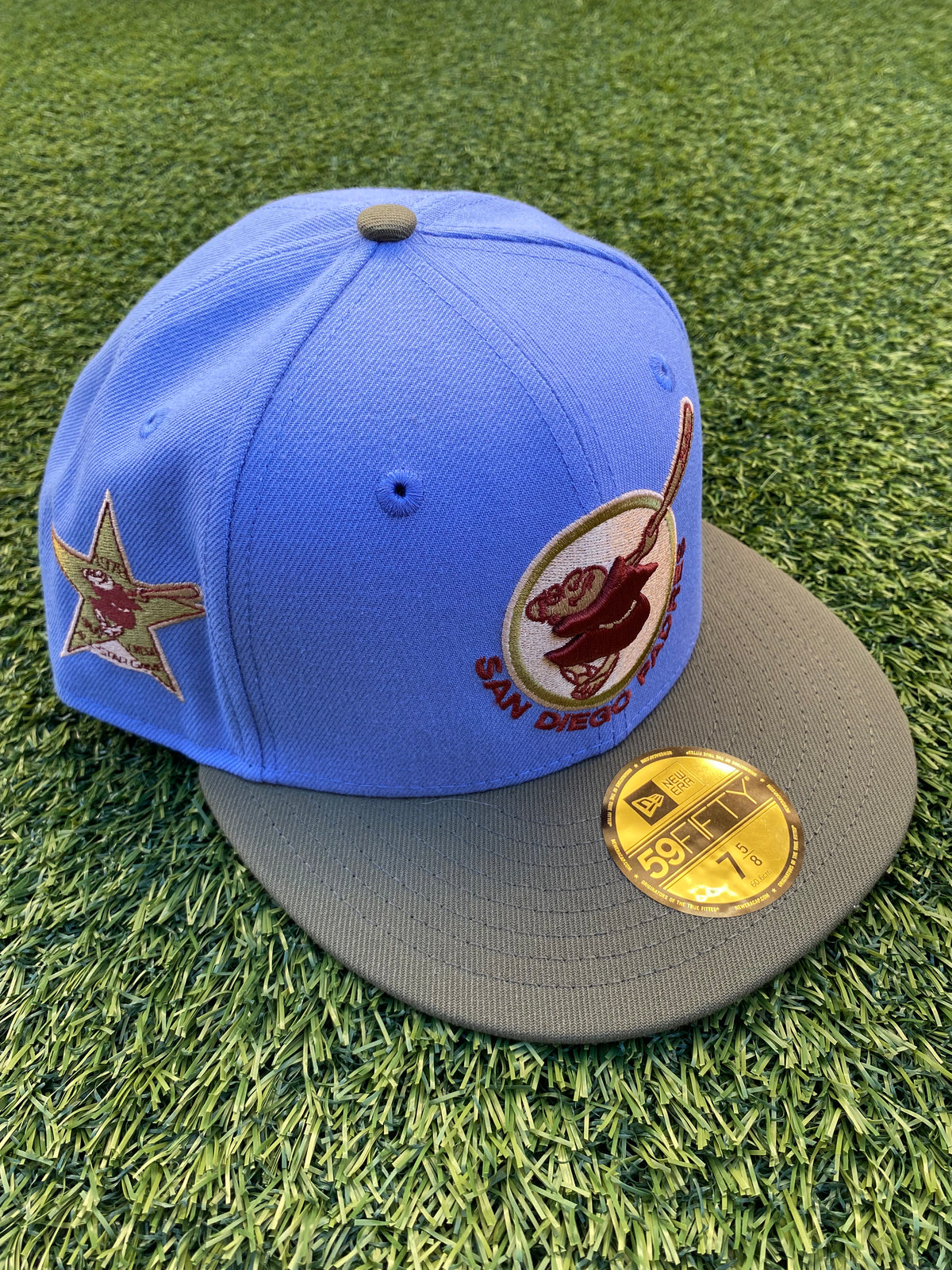 Hat Club San Diego Padres 2Tone 1978 Patch Great Outdoors Pack Walnut Brim